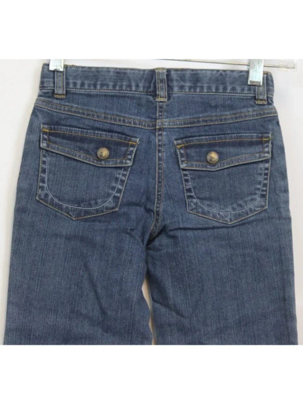 2007 Gymboree Mountain Cabin Denim Jeans sz 6 Hearts Winter Woods Xmas Casual